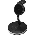 Deltaco 3-in-1 magnetic wireless charger black