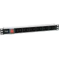 Equip 19´´ 1u C13 Rack-strømskinne