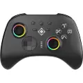 Deltaco Trådløs gaming-controller med RGB- og hall-effekt-sensorer