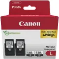 Canon PG-540L / 5224B020 Black Twin Pack - Blækpatron Sort