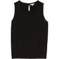 Tom Tailor Top Fabric Mix Ajour ærmeløs T-shirt