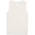 Tom Tailor Top Fabric Mix Ajour ærmeløs T-shirt