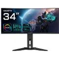 Gigabyte 34" MO34WQC - 3440x1440 (WQHD) - 175Hz - QD-OLED - 18W USB-C - Curved
