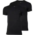 Gant Ganttil mænd. 900012008 Sæt med 2 Comfort T-shirts sort (XXL), Casual, Bomuld, Korte ærmer