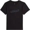 G-Star G-Startil kvinder. D26248-D101-6484 Embro Logo Ribbed T-shirt sort (L), Casual, Bomuld, Korte ærmer