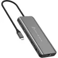 J5CREATE USB-C Dual 4K HDMI 10Gbps Mini Dock (With Ethernet)