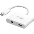 J5CREATE USB-C to 3.5mm Audio Adapter (with PD)