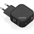 Aisens Asch-65w3p027-bk Usb-c Vægoplader