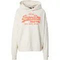 Superdry Superdrytil kvinder. W2012438A Vintage sweatshirt hvid creme (M), Casual, Bomuld