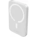 Baseus powerbank 6000mAh med 20W MagSafe trådløs opladning - Hvid