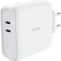 Trust MAXO 65W 2P USB-C CHARGER - WHITE