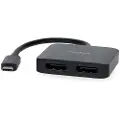 Nedis Usb-c Han Til 2x Displayport Hun Adapter Usb 3.2 Gen 1 4k Pvc 0.2 M 60hz