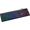 Sandberg Stealth Gamer - Gaming Tastatur - Nordisk - Sort