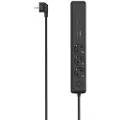 Hama 1xusb-a+2xusb-c Pd Strømskinne 3 Udtag Med Afbryder 1.4 M 100w