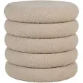 House Nordic - Puf Brooklyn - Beige - Fodskamler & puffer - - Homeroom
