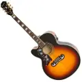 Epiphone J-200 EC Studio Left Handed (EJ-200SCE) Vintage Sunburst