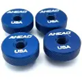 Ahead Speed Nut Cymbal Toppers 4 Pack Blue
