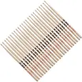 Vic Firth 5B Hickory Drumsticks 4 Pair Value Bundle