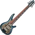 Ibanez SRAS7 Bass Workshop Cosmic Blue Starburst - Ex Demo