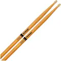 Promark Rebound 5B ActiveGrip Clear Hickory Drumsticks Wood Tip