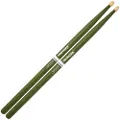 Promark Rebound 5B Green Hickory Drumsticks Wood Tip