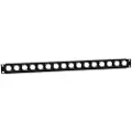 Adam hall 19 Rack Panel With 16 D Type XLR Holes And Tie Bar 1U