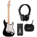 Squier Electric Guitar and Fender Mustang Micro Plus Pack