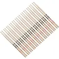 Vic Firth 7A Hickory Drumsticks 8 Pair Value Bundle