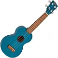 Mahalo Kahiko Ukulele Transparent Blue