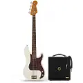 Squier Classic Vibe 60s Precision Bass LRL Olympic White & Eden Orbiter 8 Bass Combo Amp