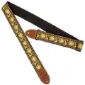 Gretsch Guitar Strap Yellow/Orange Brown End