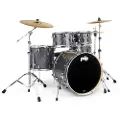 PDP Mainstage 5pc Drum Kit with Hardware Pack and Paiste Cymbals - Twisted Graphite