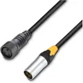 Cameo AD In IP65 To 5 Pin DMX Adapter 1m