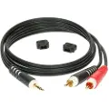 Klotz Y-Cable 3.5mm - Twin RCA Cable 1m