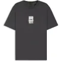 Boss green BOSStil mænd. 50545869 Fotoprint T-shirt grå (M), Casual, Bomuld, Korte ærmer