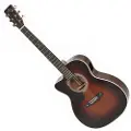 Sigma OMTC-1EL-SB Electro Acoustic Left Handed Sunburst - Nearly New