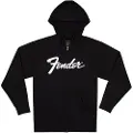 Fender Transition Logo Zip Front Hoodie Black XL