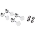Fender Deluxe Bass Tuners with Fluted-Shafts 4 Pack Chrome