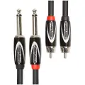 Roland Dual TRS - RCA interconnect kabel 3 ft/1 m