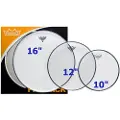 Remo Ambassador Clear Tom Pack - 10 12 16" Heads