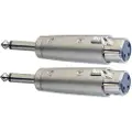 Stagg 2 x Male Mono Phone / Assymetrical Female XLR Adaptor