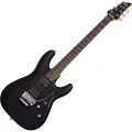 Schecter C-6 FR Deluxe Satin Black