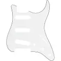 Fender 11-Hole Modern-Style Stratocaster Pickguard S/S/S Parchment