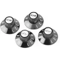 Fender 72 Telecaster Custom Knobs (4) Black