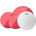 Evans Hydraulic Red Fusion Pack (10"12"14") & 14" UV1 Snare Batter