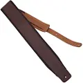 Levys Leathers DM1PD Padded Leather Strap Dark Brown