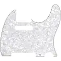 Fender Pickguard Telecaster 8-Hole Mount White Pearl 4-Ply