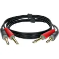 Klotz 1/4 Jack - 1/4 Jack Cable Set 1m