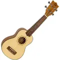 Flight DUS320 Soprano Ukulele Zebrawood B&S