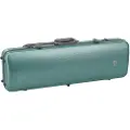 Gewa Fun Polycarbonate Oblong Violin Case Green and Grey